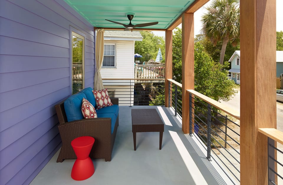 Lounge Seating Area on Balcony