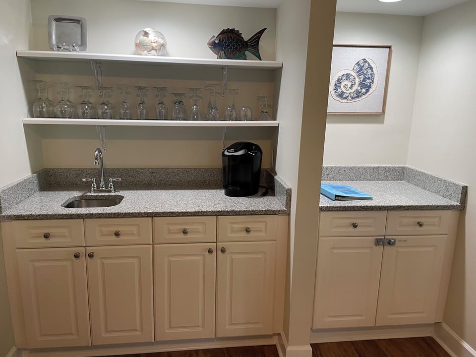 Living room wet bar
