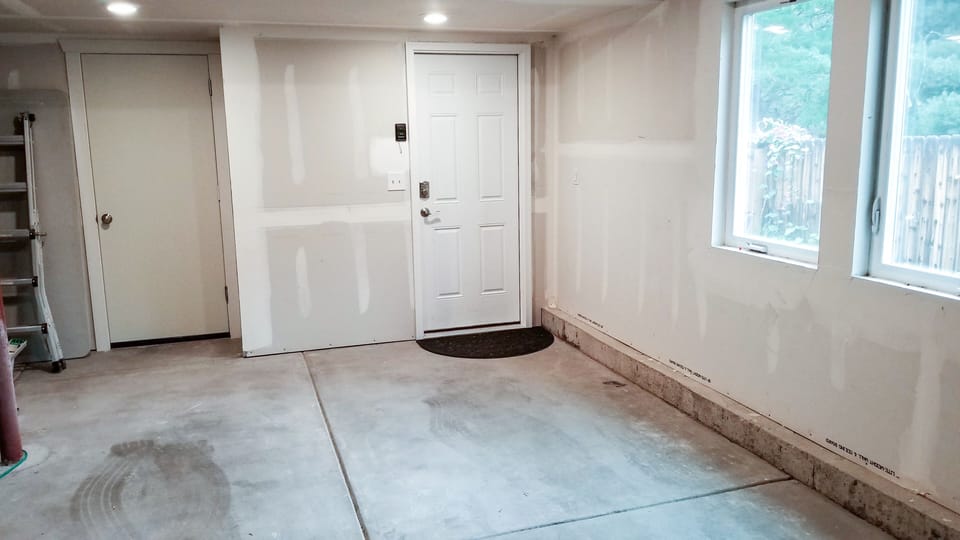 Garage parking spot with garage entrance!