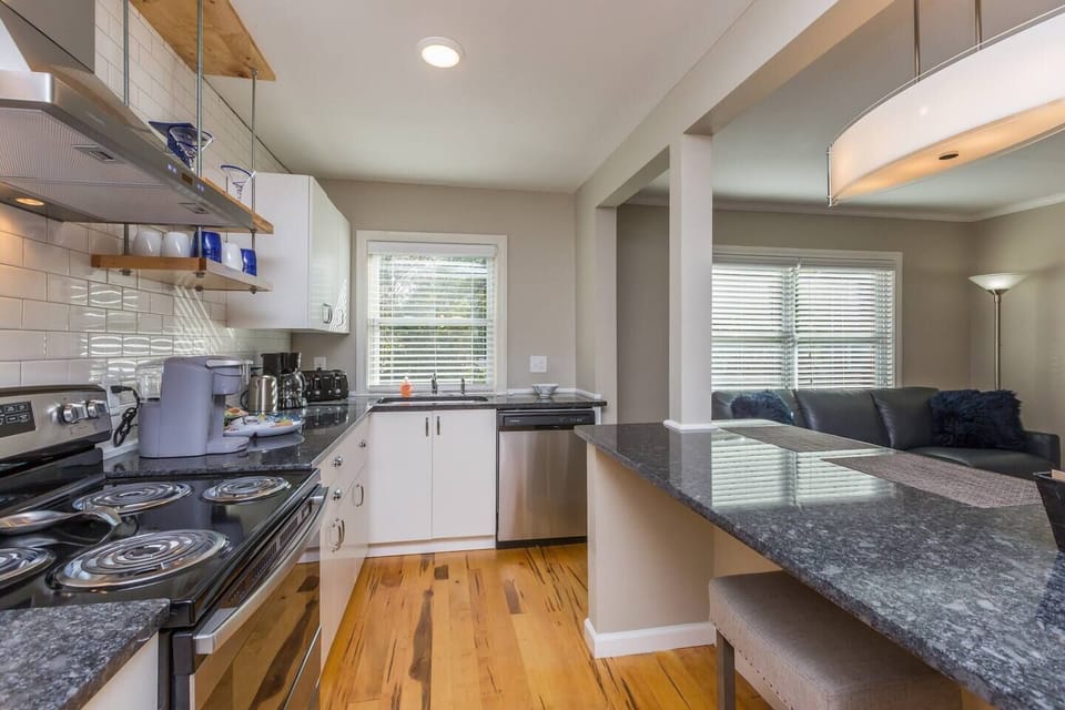 Fully stocked kitchen