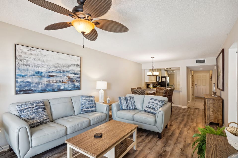 Plenty of seating in the living room