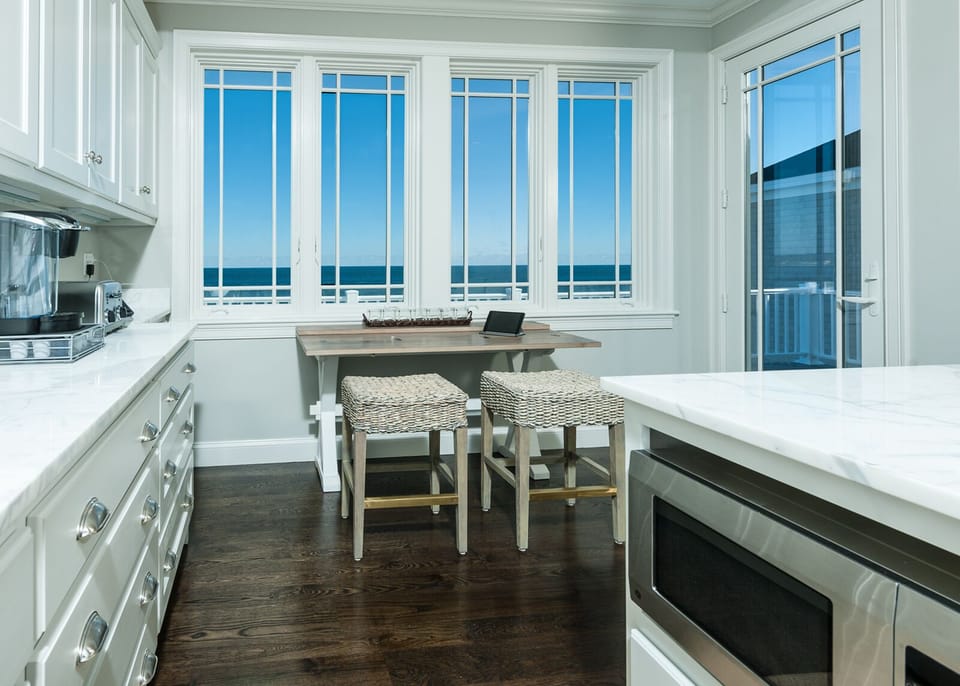 Breakfast Nook Overlooking the Atlantic.