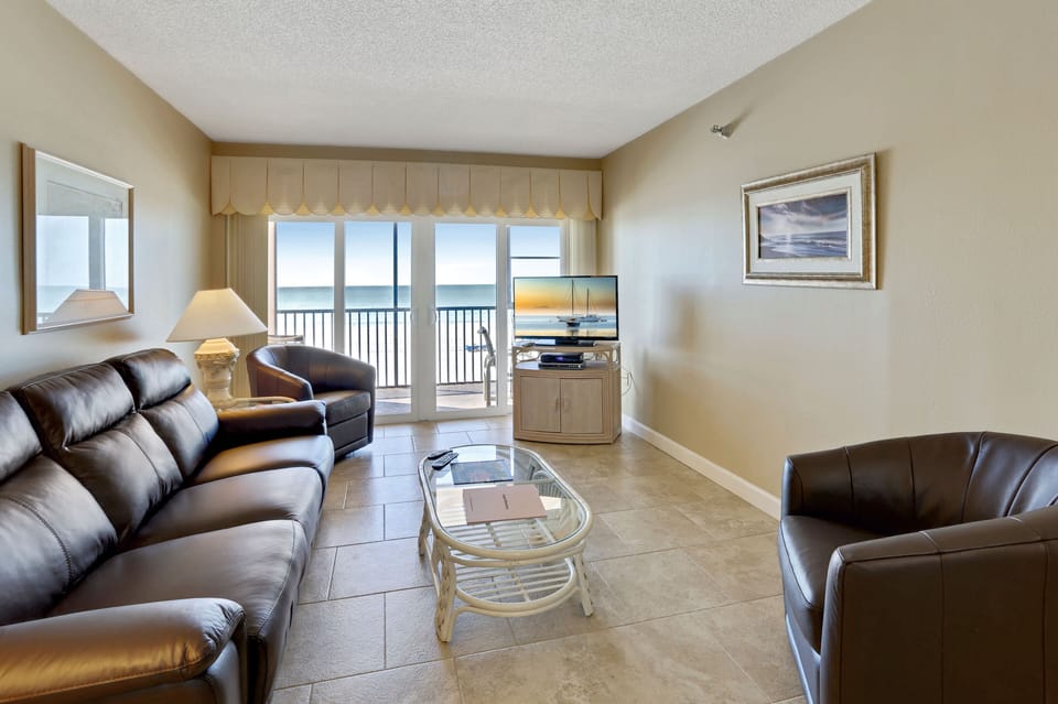Living Room with Balcony Access
