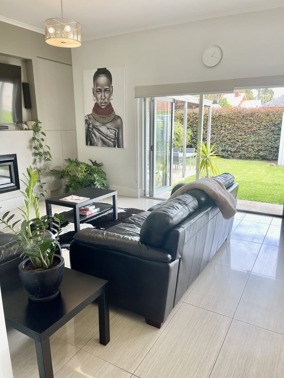 Lounge area with Bi fold doors to back yard