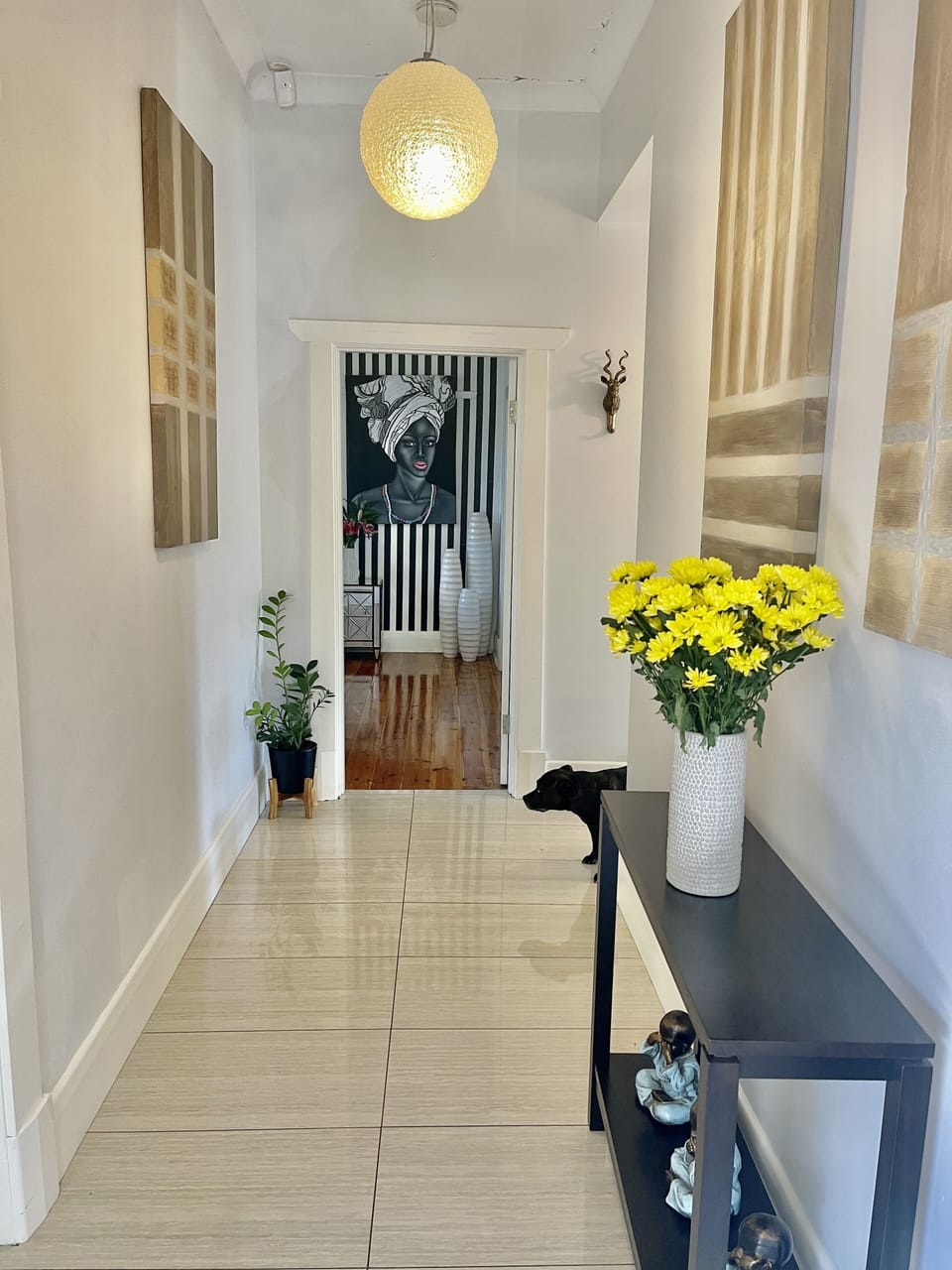 Hallway and main front entrance