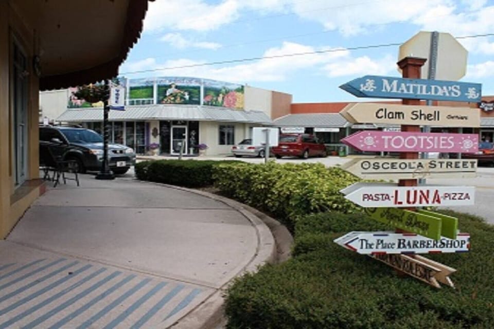 Downtown Stuart with many unique family owned shops & restaurants