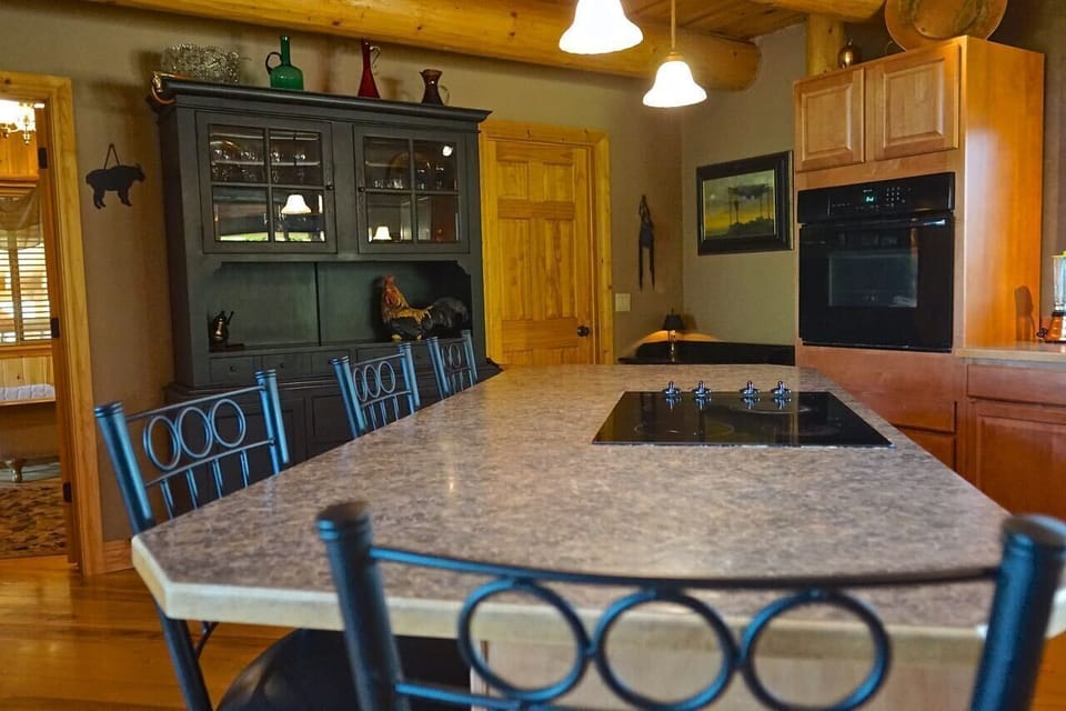 Island with stove top