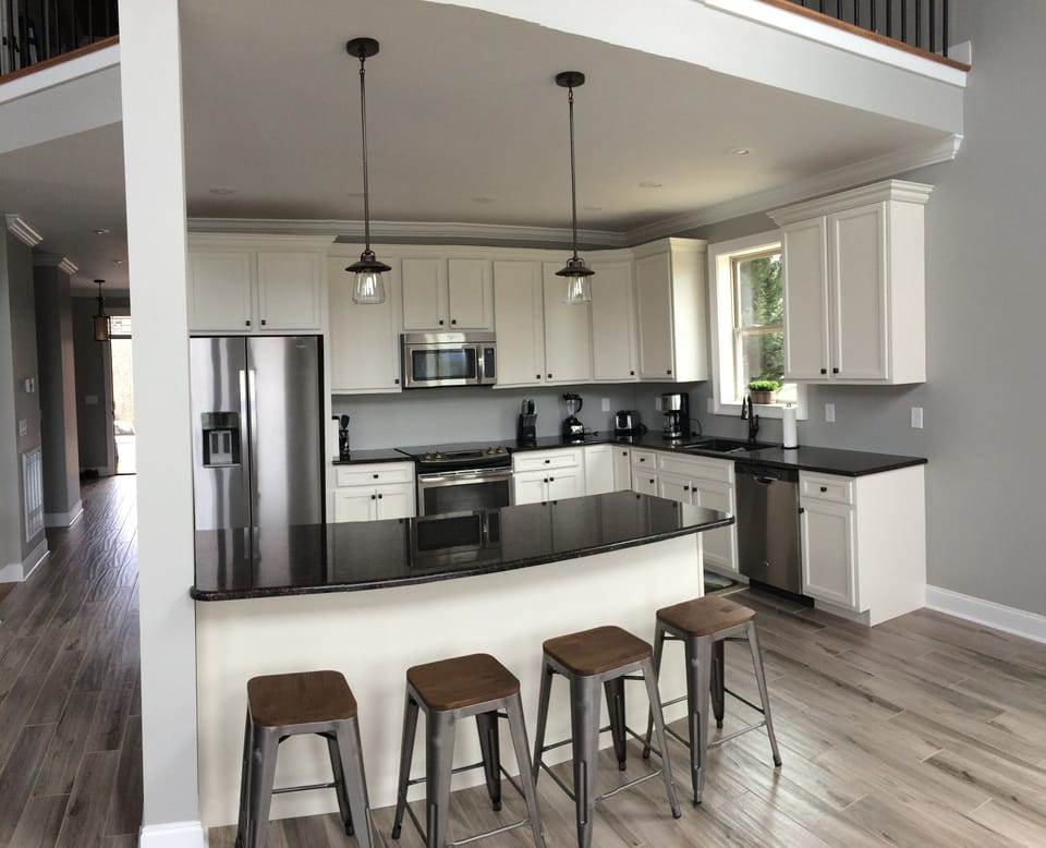 Fully stocked kitchen