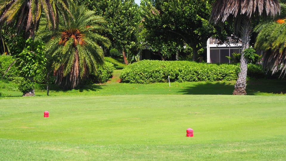 17th tee just outside condo