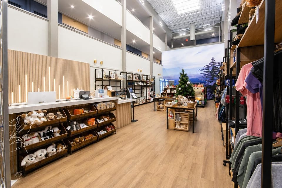 The Mountain Lodge Store is conveniently stocked with souvenirs, winter gear, snacks, frozen foods, and drinks should you need any.