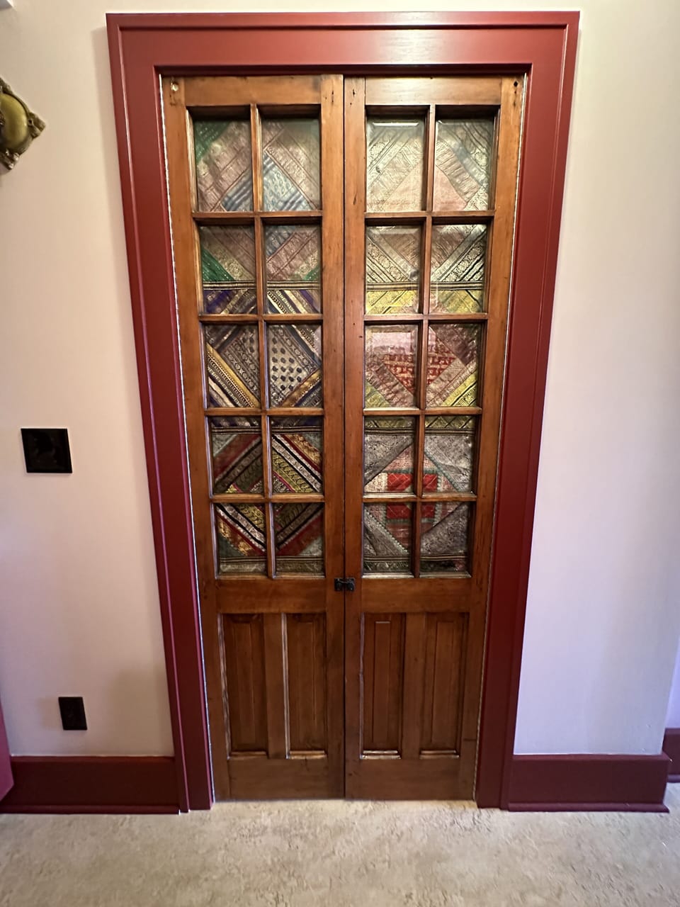 Salvaged doors refreshed