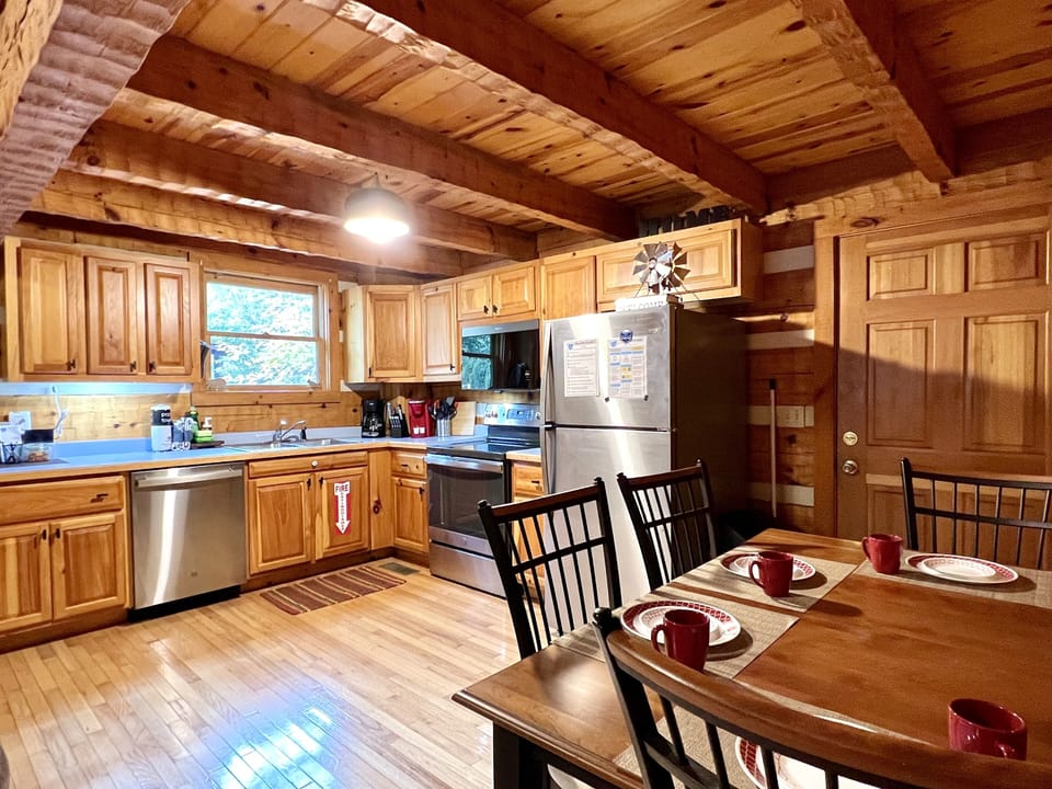 Kitchen and dining area