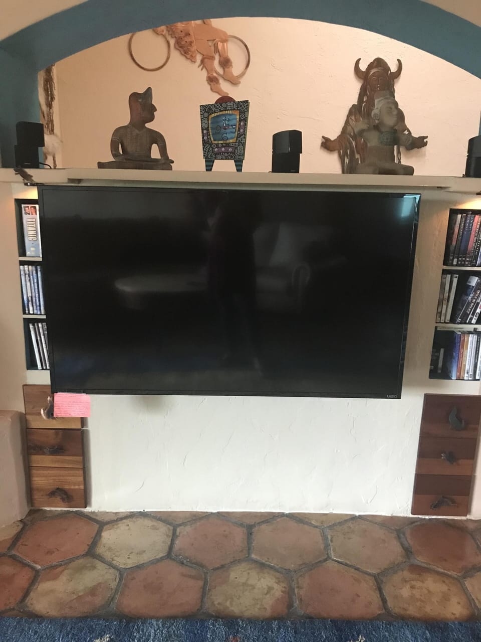 Living room 72" TV
