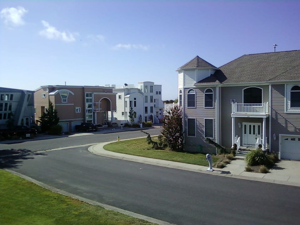 View from balcony facing south