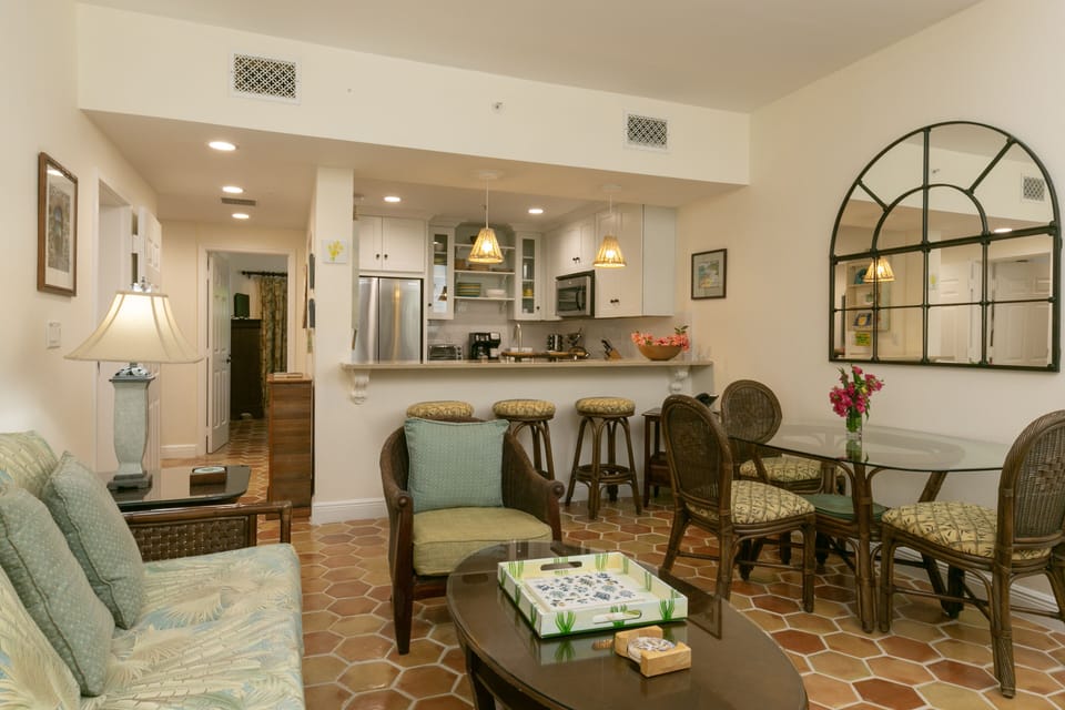 Dining table on the right