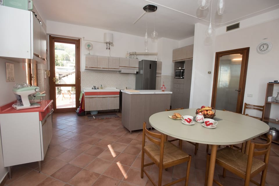 Inviting and casual kitchen