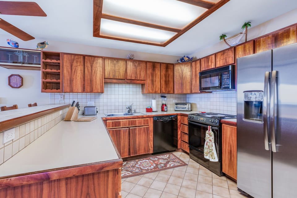 Fully equipped kitchen