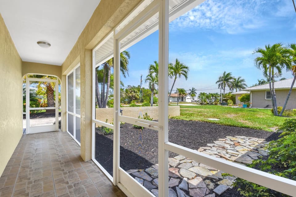 Entrance to the home. 