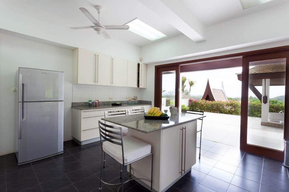 3-Bedroom with Private Pool | Private kitchen | Full-size fridge, microwave, oven, stovetop