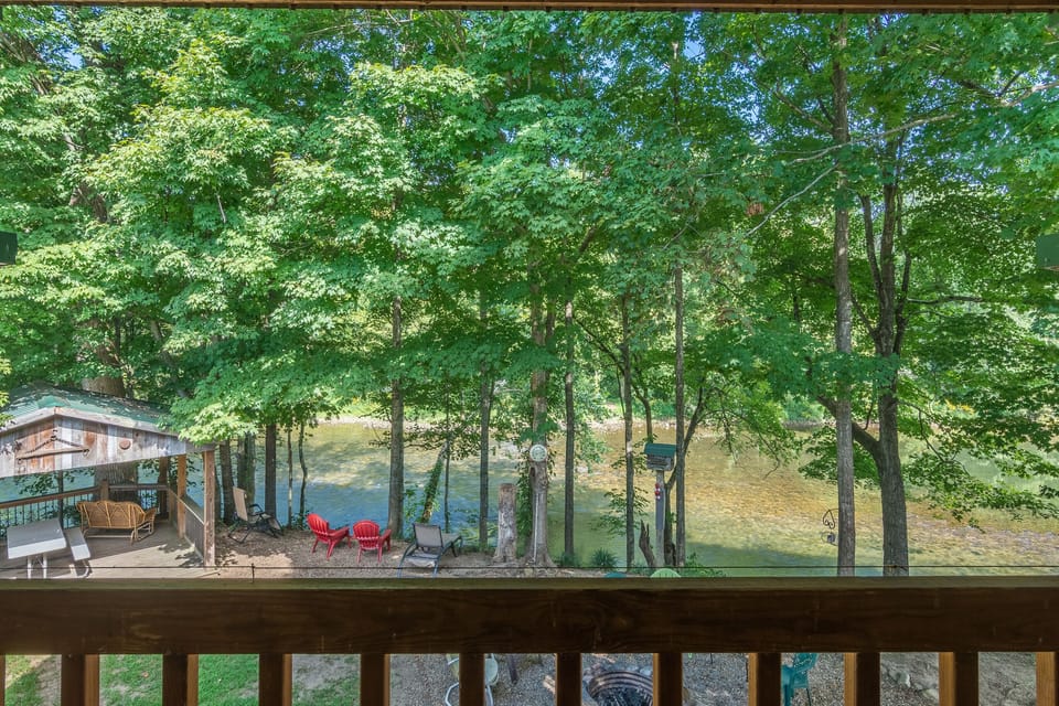 View from Laurel Cabin balcony