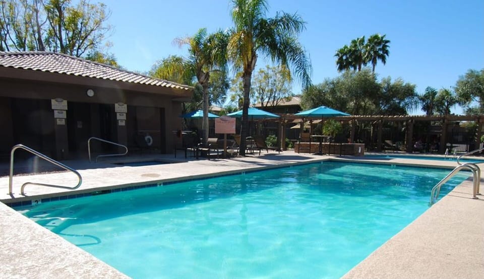 One of two main pools in recreation area.
