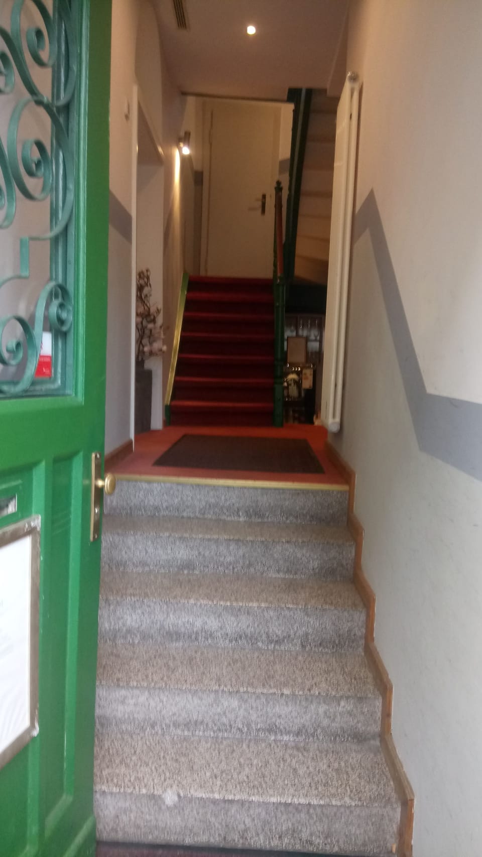 Interior entrance