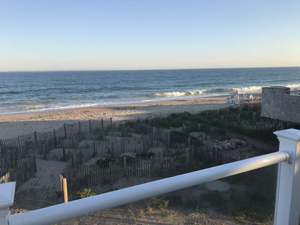 Ocean view from deck