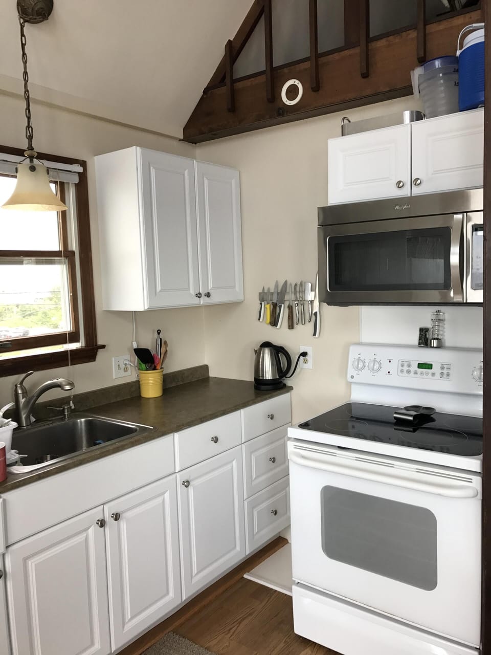small but well-equipped kitchen