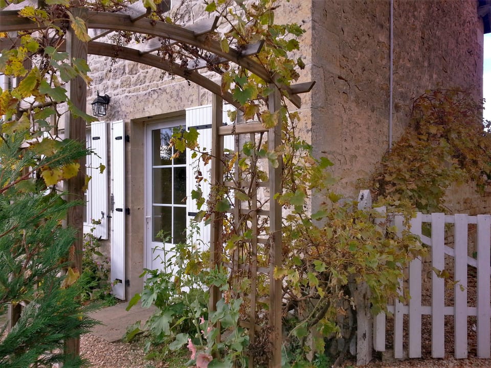 Secluded entrance and garden for your privacy. 