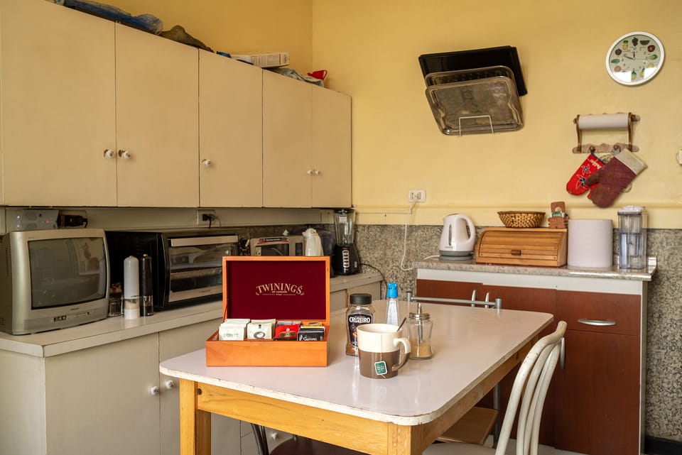 Microwave, coffee/tea maker