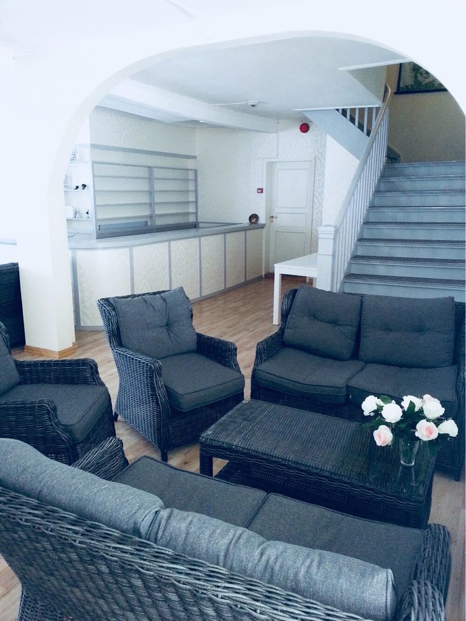 Lobby sitting area