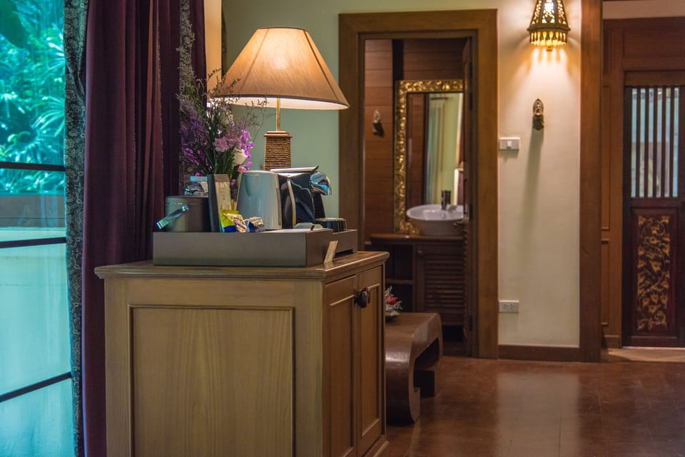 Villa, 1 King Bed (Lanna) | Premium bedding, pillowtop beds, minibar, in-room safe