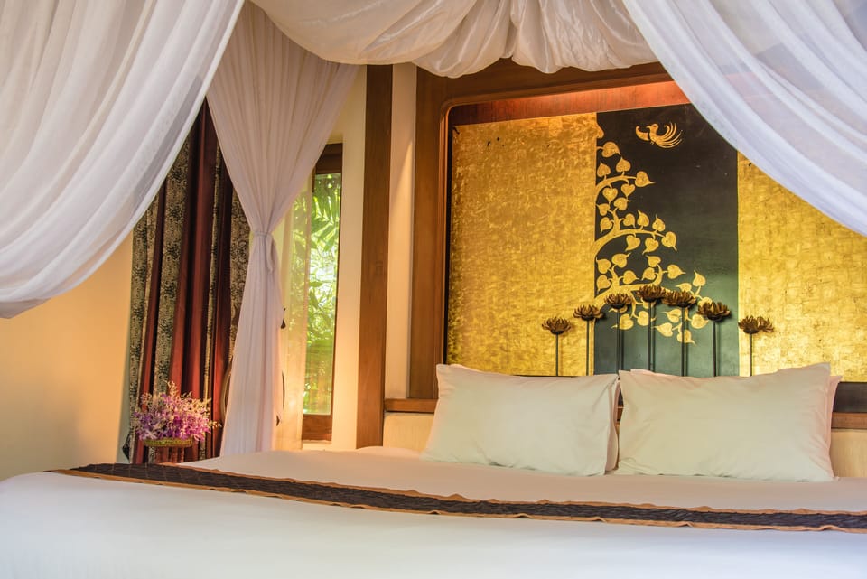 Villa, 1 King Bed (Lanna) | Premium bedding, pillowtop beds, minibar, in-room safe