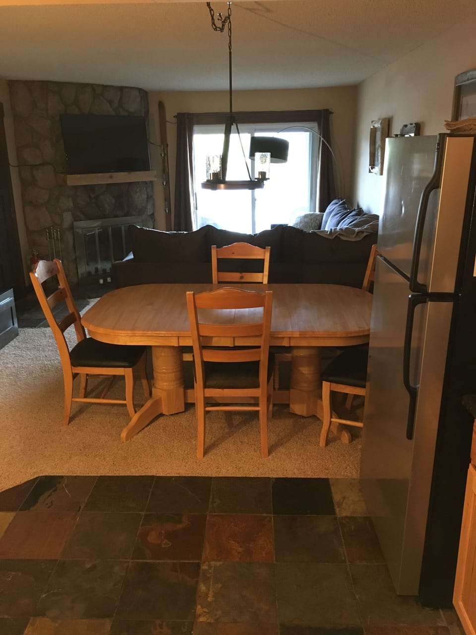 Dining seating for up to 8