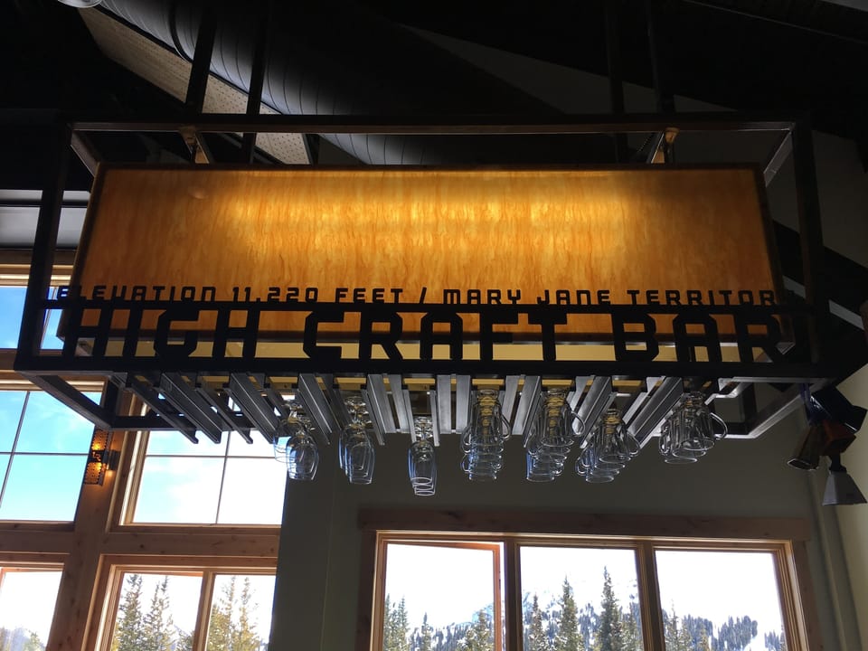 Check out the Lunch Rock at the top of Winter Park Resort for a mid-day drink.