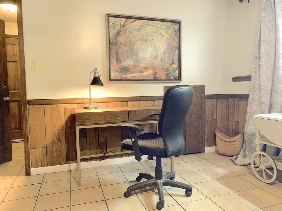 Dedicated workspace to get some work done.