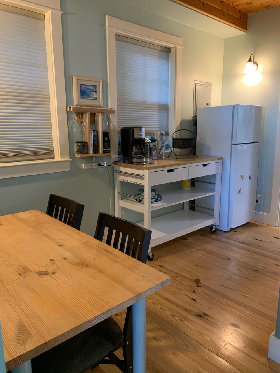 Enjoy a free cup of coffee any time at your convenience 