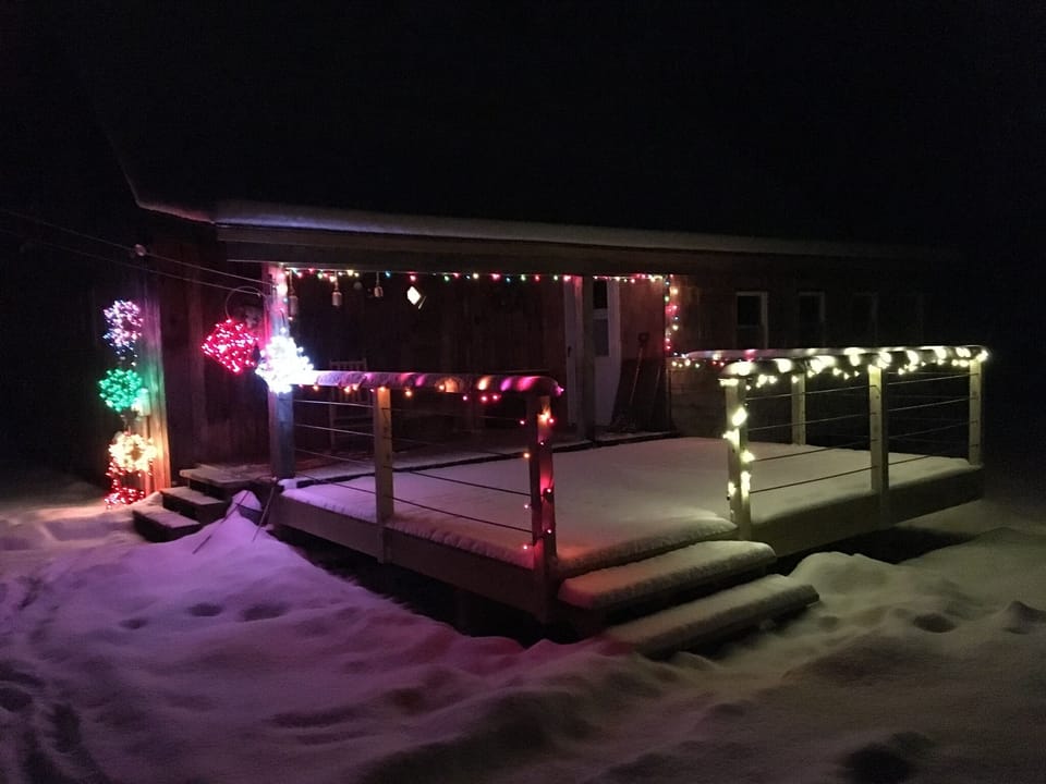 Winter deck shot