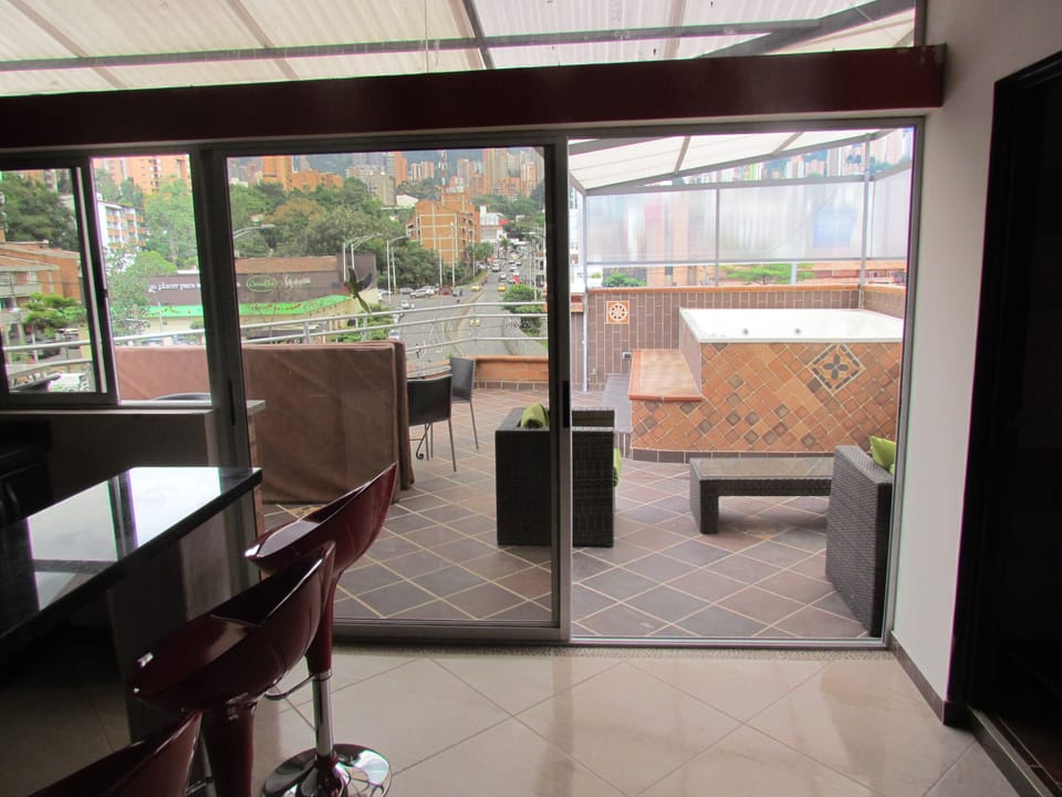 kitchen plus patio