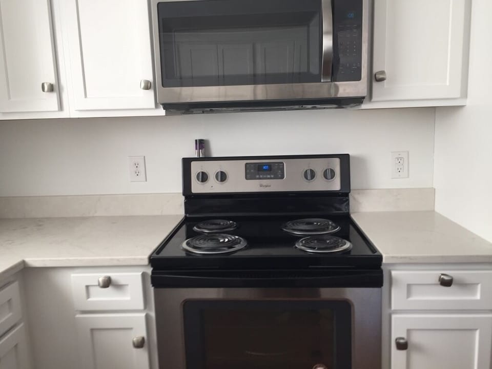 Electric stove and microwave