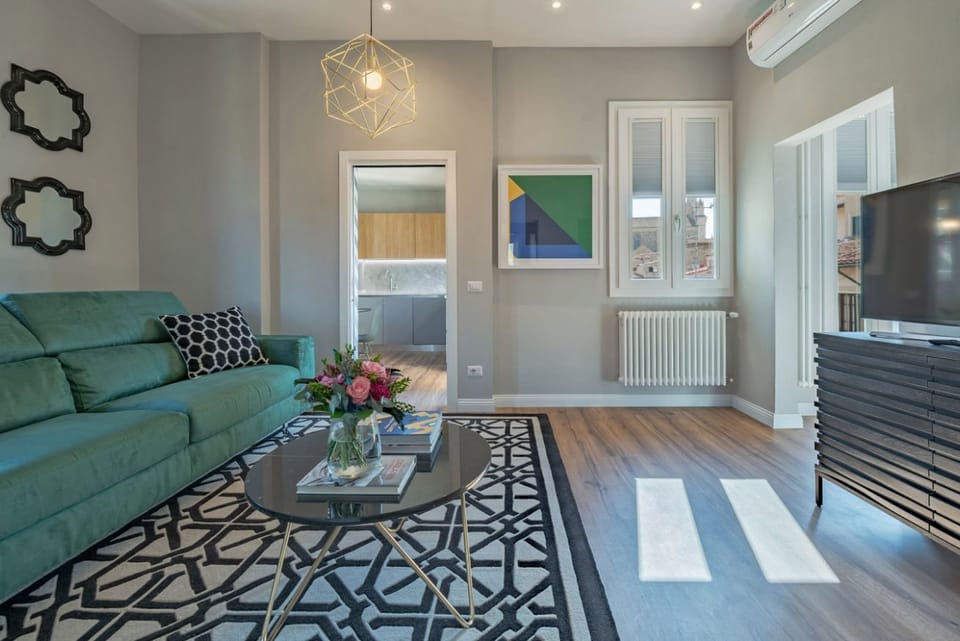Apartment, 2 Bedrooms | Living room | Flat-screen TV