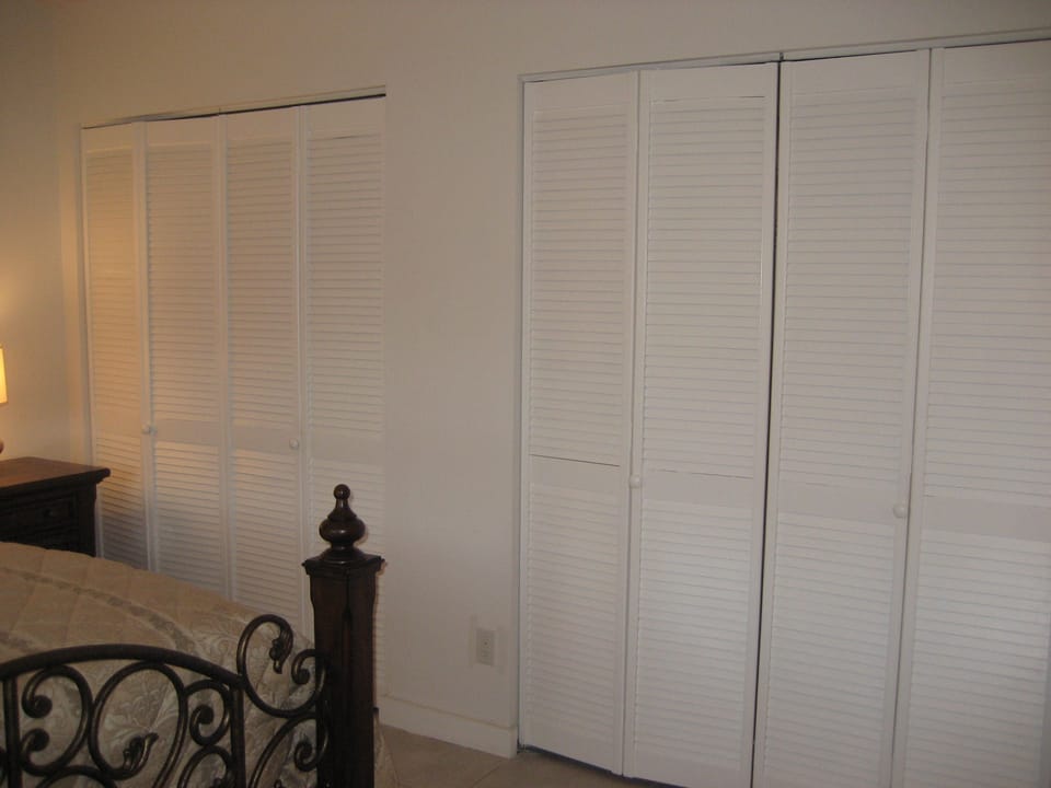 2 large closets