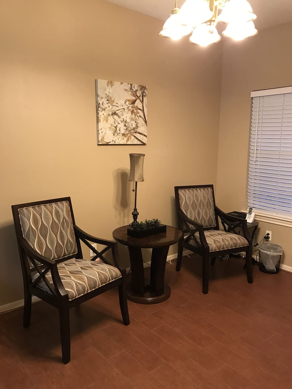 Enjoy quiet time in this stylish room,  also has sleeper sofa for extra guests!