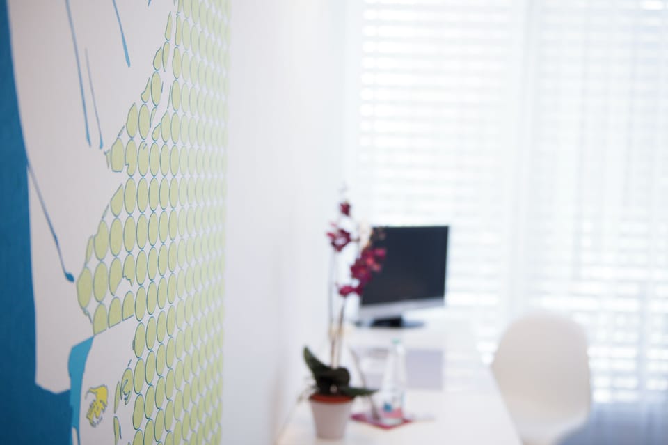 Business Twin Room | Desk, soundproofing, cribs (free), WiFi (free)