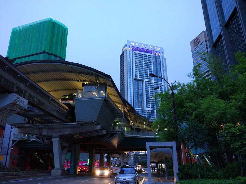 Bukit nanas is the nearest monorail station to my place (3mins walking distance)