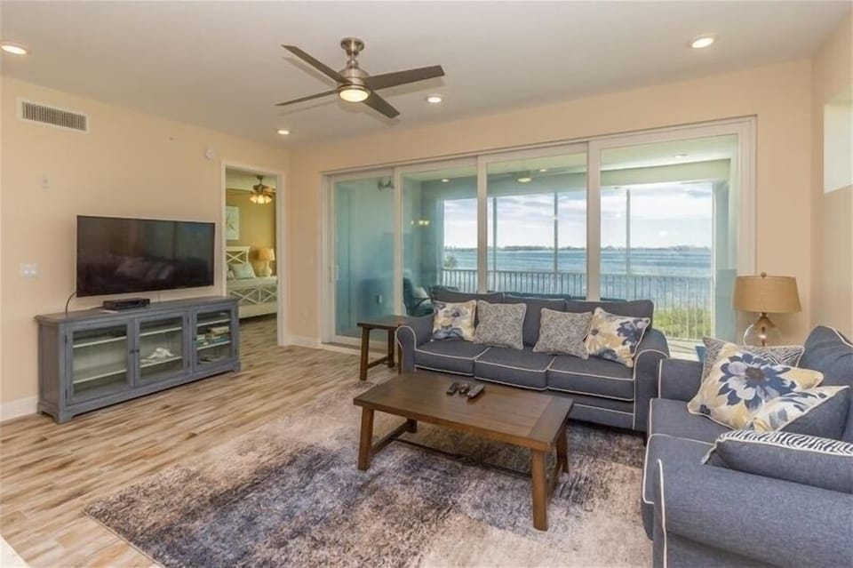 Living Room Area with Large Flat Scree TV