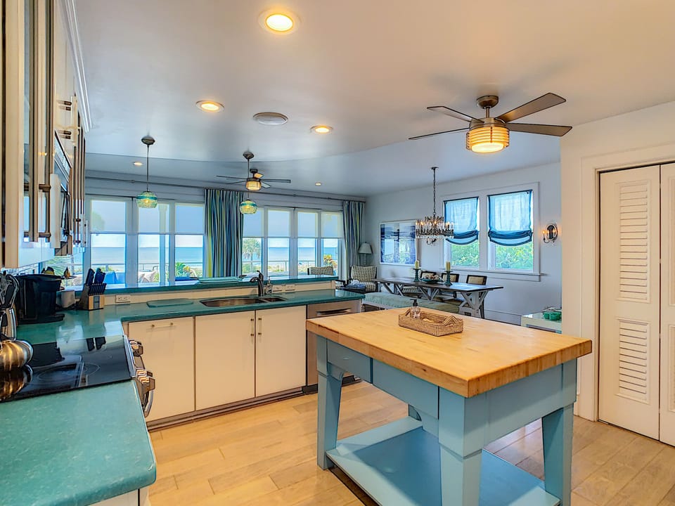 Modern applianced kitchen