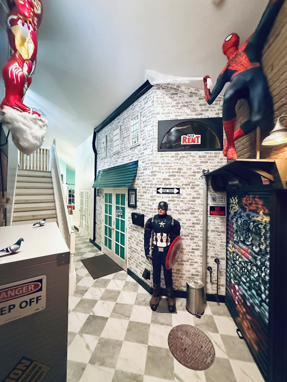 MARVEL-ous adventure welcomes you, as soon as you enter the front door...