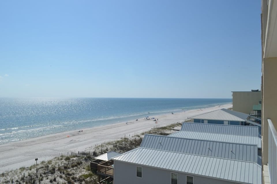 View to the west from the balcony. 