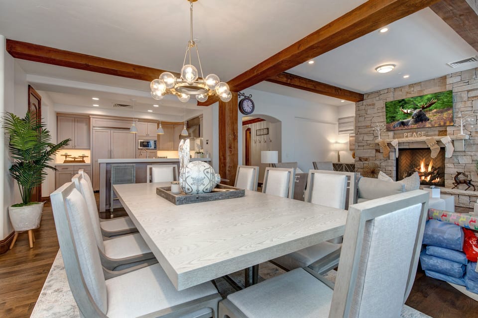 Dining Area with Seating for up to Ten People